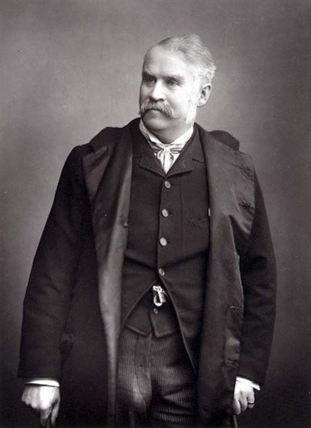 Sir William Schwenck Gilbert (1836-1911), dramaturge, portrait photographique - Studio Walery