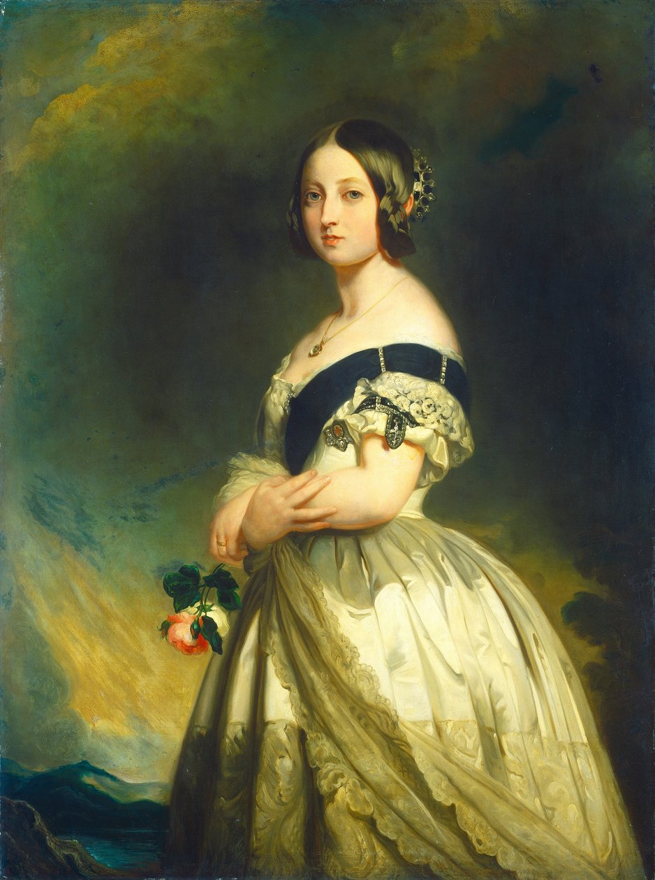 Reine Victoria, vers 1843 - Studio of Franz Xaver Winterhalter