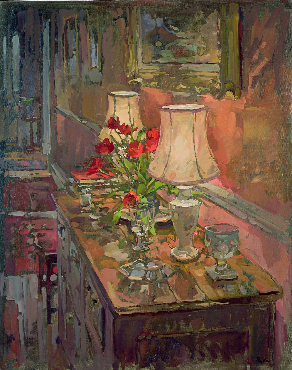 Lampes et tulipes - Susan Ryder