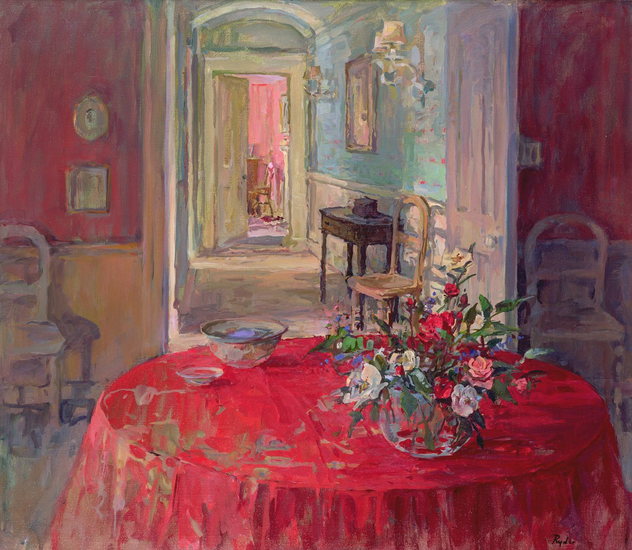 La nappe rouge - Susan Ryder