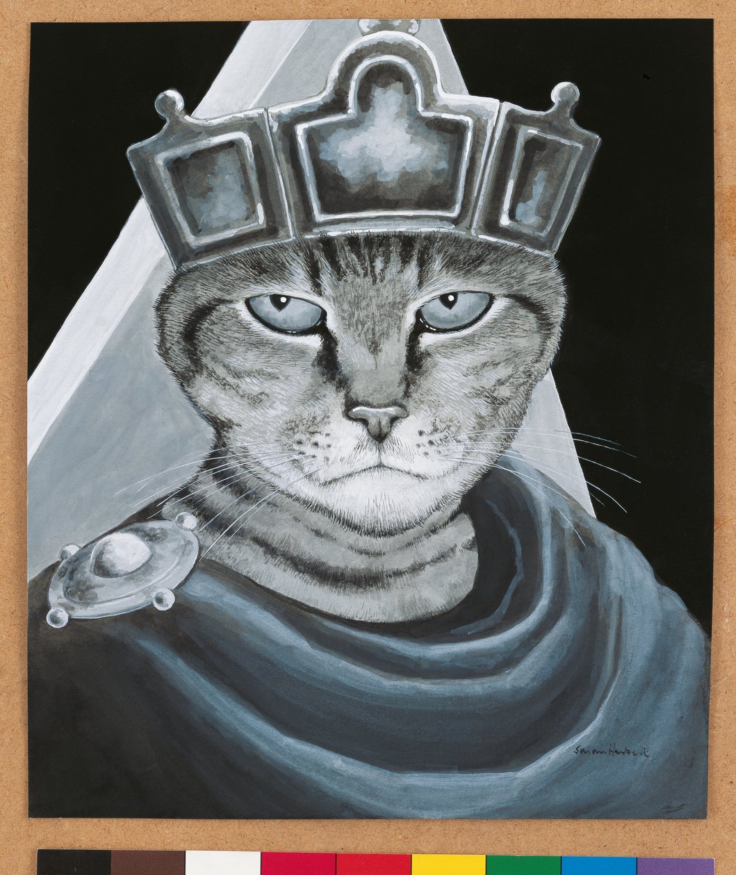 Illustration de Cats Galore! A Compendium of Cultured Cats (pub. 2015) - Susan Herbert