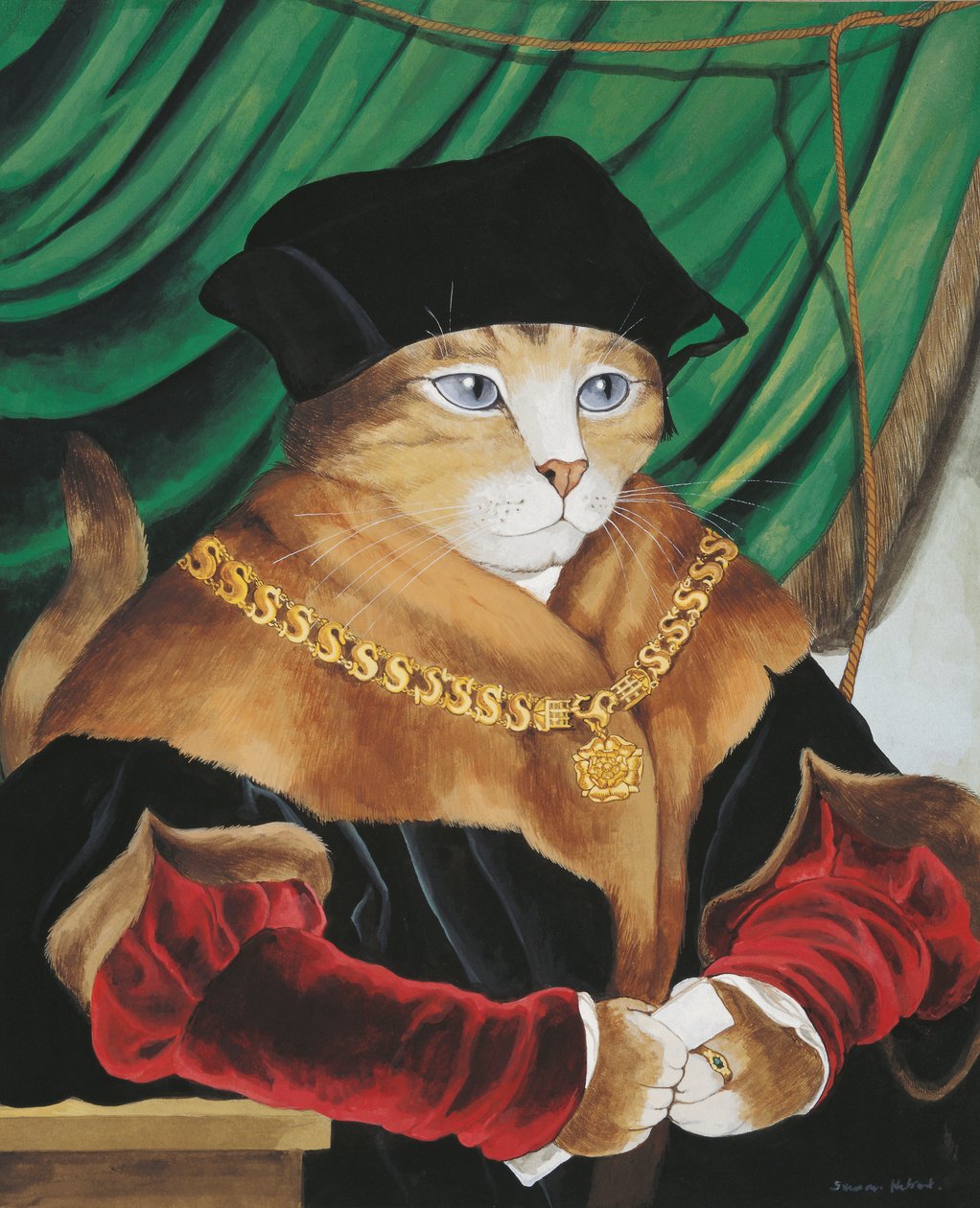 Illustration de Cats Galore! A Compendium of Cultured Cats (pub. 2015) - Susan Herbert