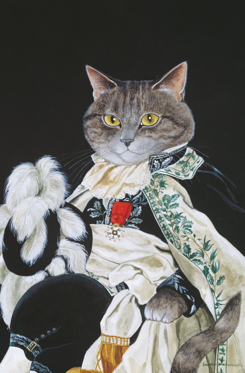 Illustration de Cats Galore! A Compendium of Cultured Cats (pub. 2015) - Susan Herbert