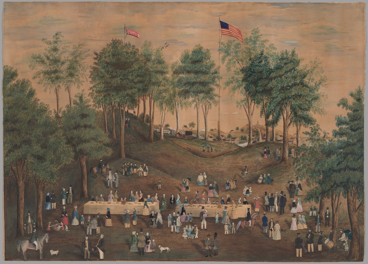 Pique-nique anti-esclavagiste à Weymouth Landing, Massachusetts - Susan Torrey Merritt