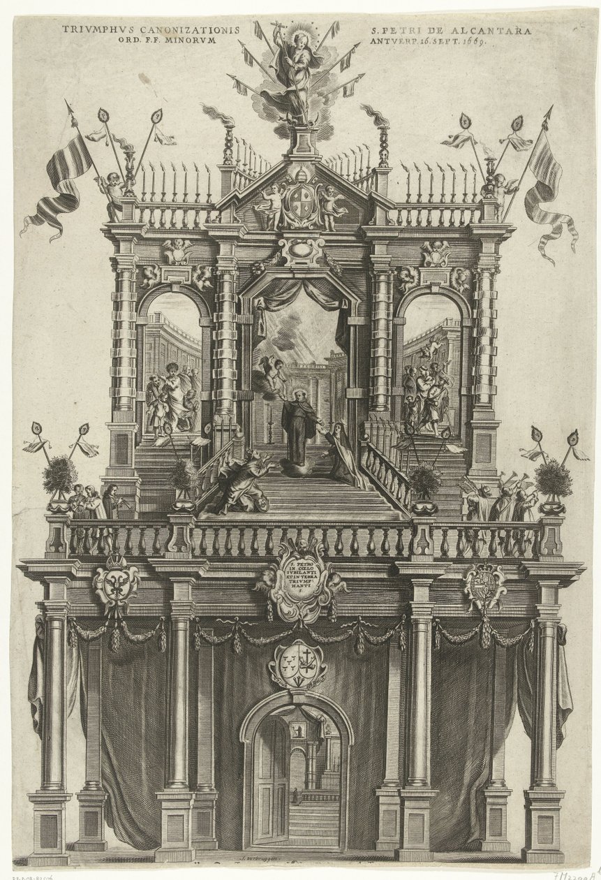 Arc de triomphe érigé à Anvers à l