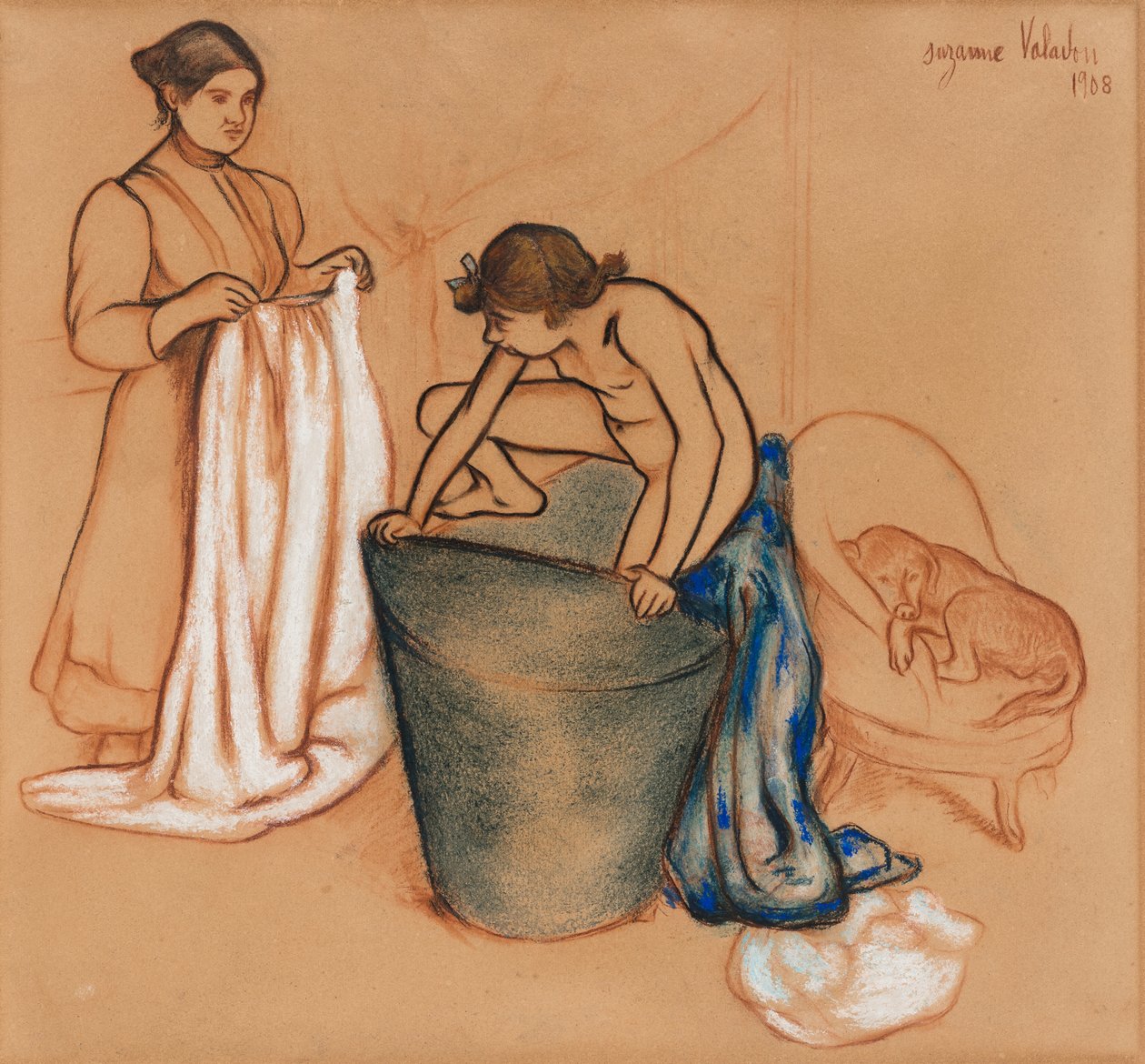 Le bain - Suzanne Valadon