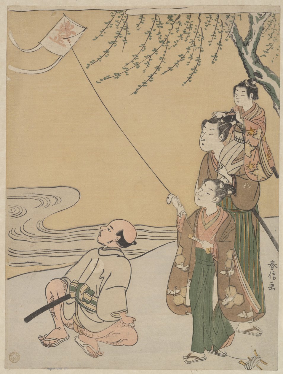 Cerfs-volants - Suzuki Harunobu