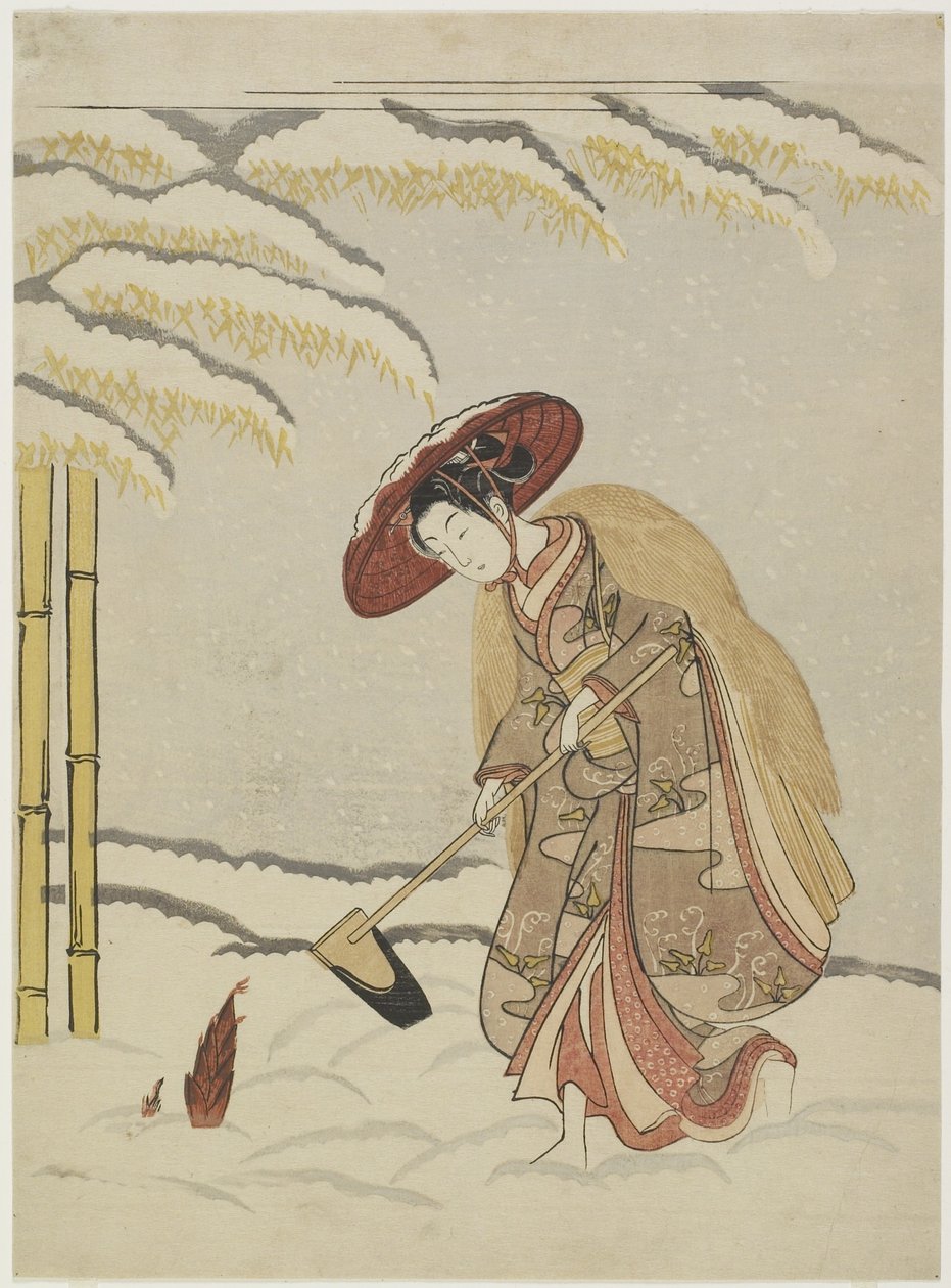 Mitate de Meng Zong, un des vingt-quatre exemples de piété filiale, après 1765 - Suzuki Harunobu