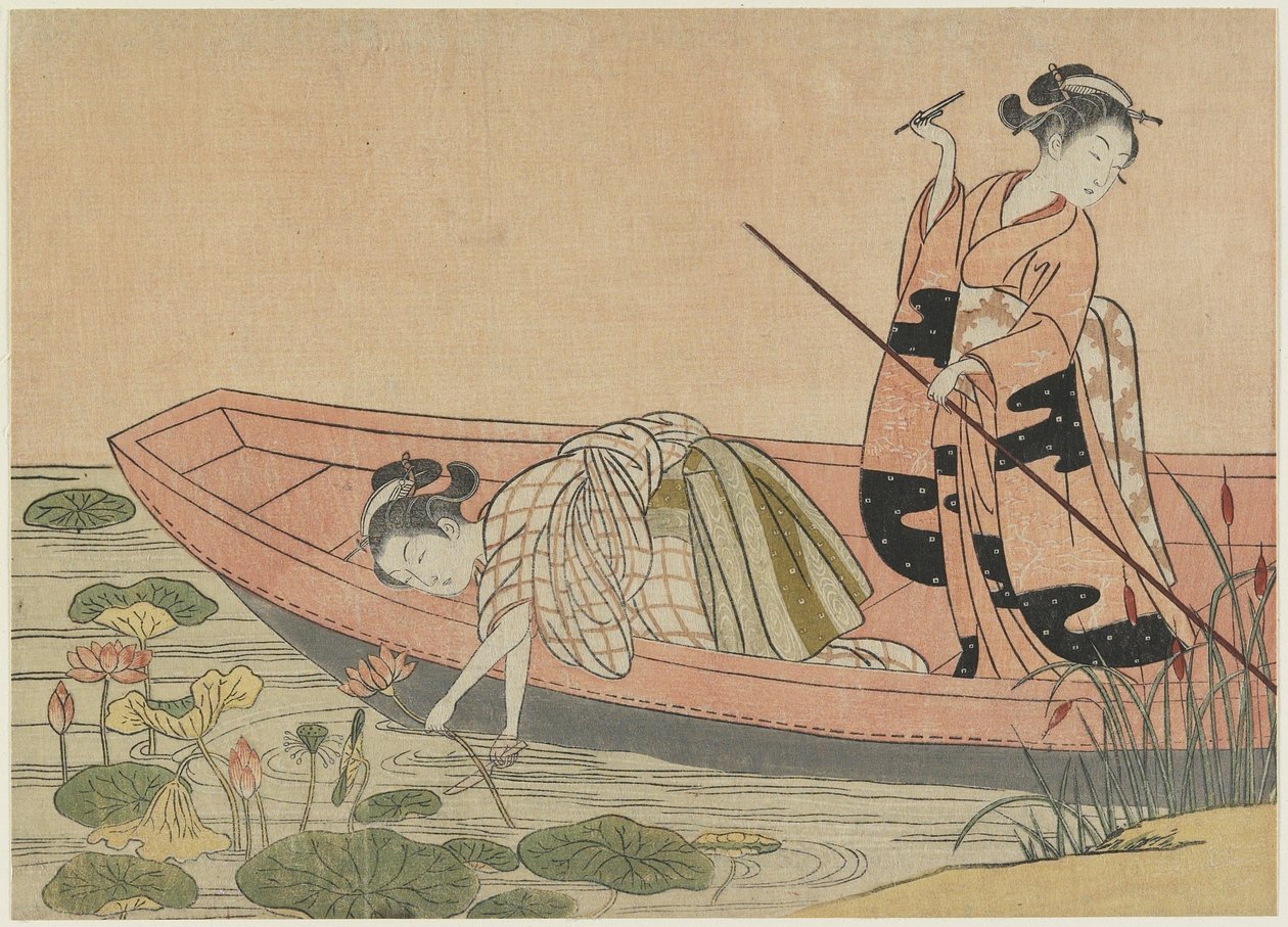 Mitate de Zhou Maoshu, après 1765 - Suzuki Harunobu