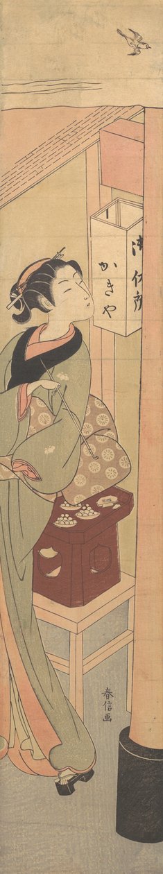 Osen de la maison de thé Kagiya - Suzuki Harunobu