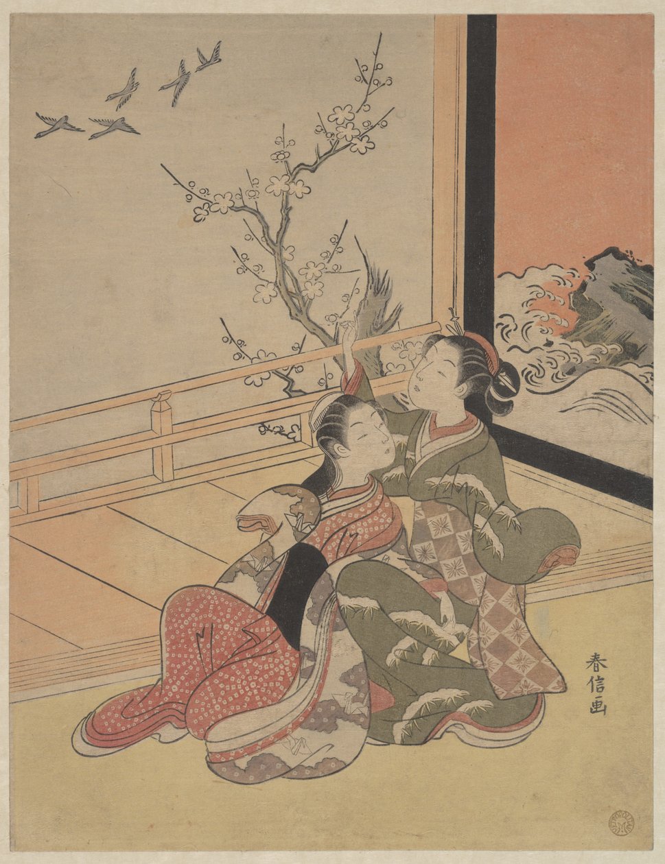 Regardez-les voler - Suzuki Harunobu