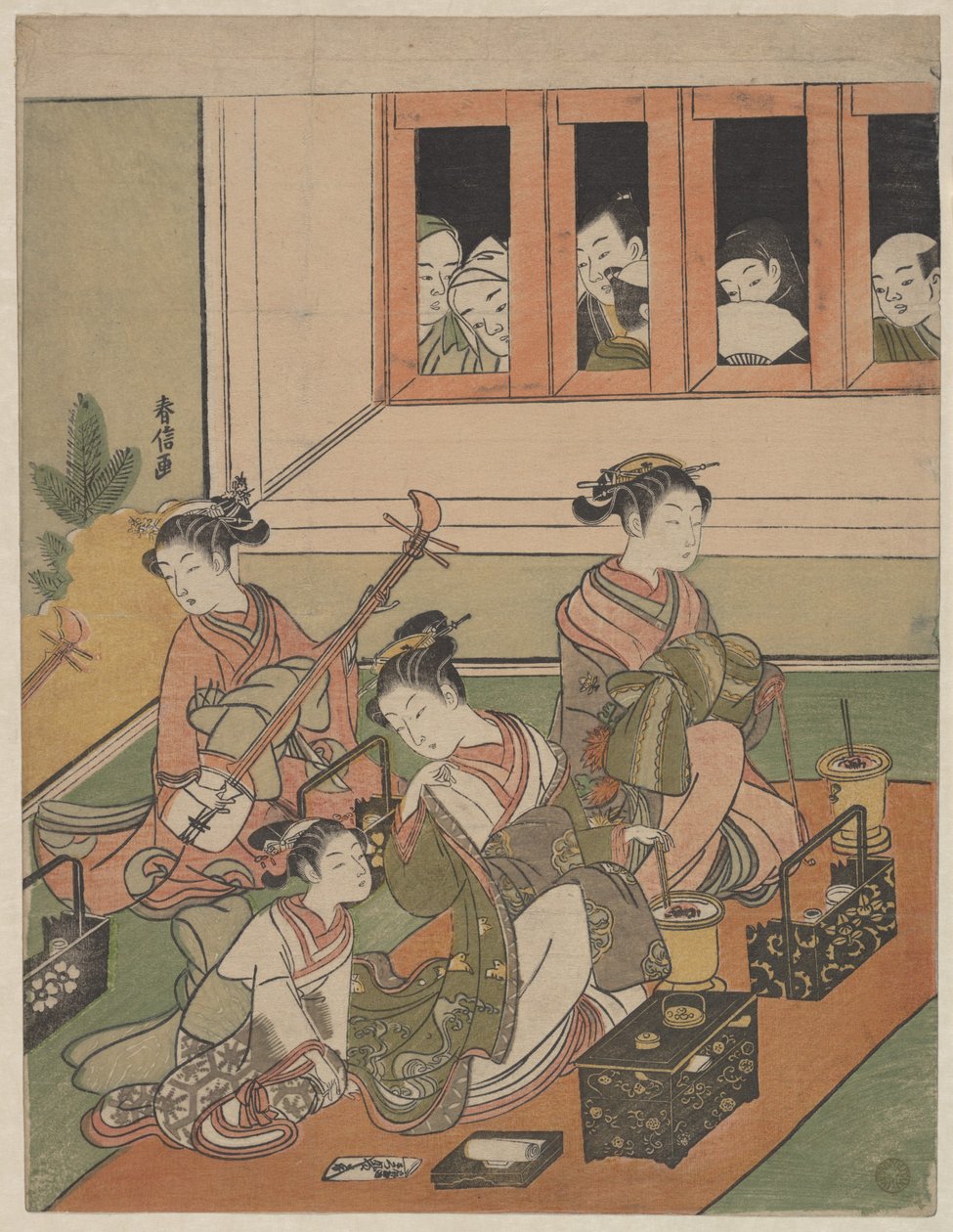 Les observateurs et les observés - Suzuki Harunobu