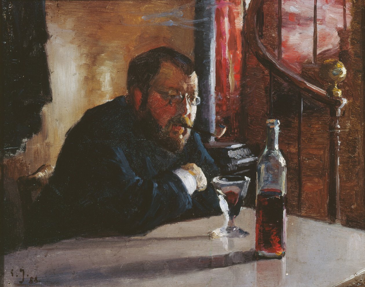 Portrait de Hans Jæger - Sven Jorgensen