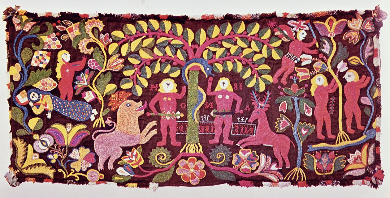 Coussin de voiture représentant la Chute de l
