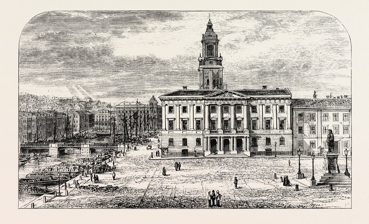 Göteborg, Suède (gravure) - Swedish School