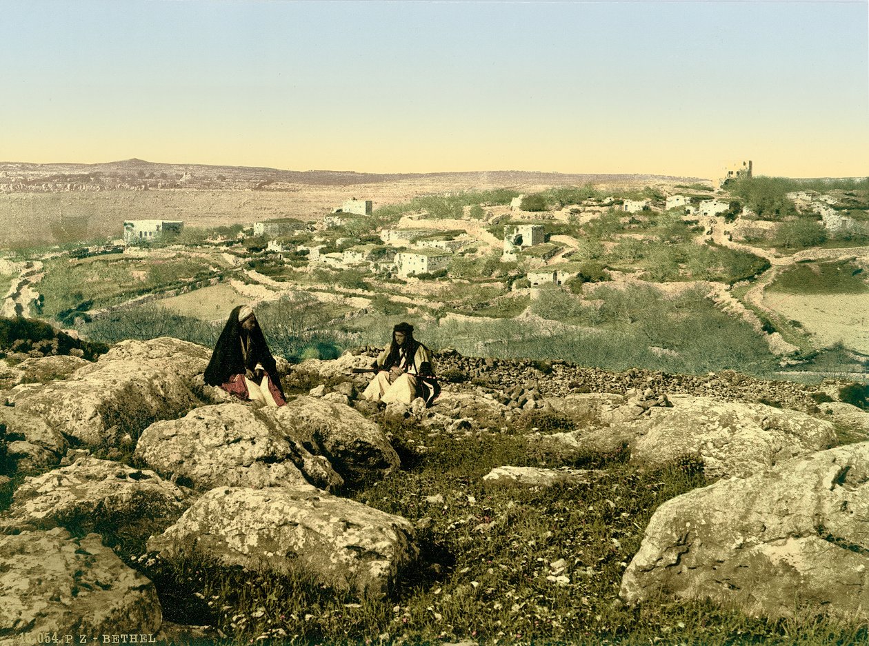 Vue générale de Beitin (Bethel) - Swiss Photographer