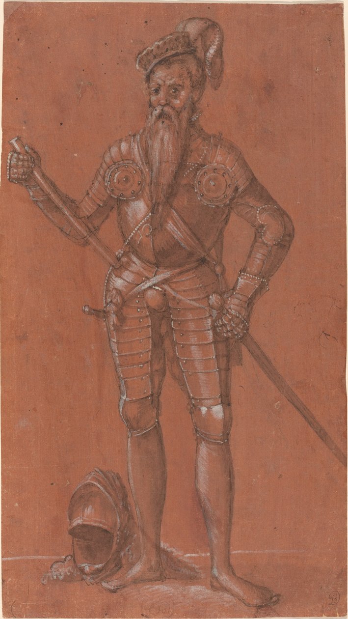 Un homme en armure - Swiss 16th Century