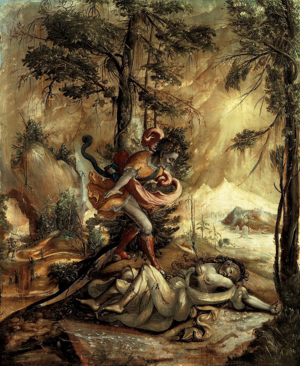 Céphale et Procris | Swiss School | Estampe d'art