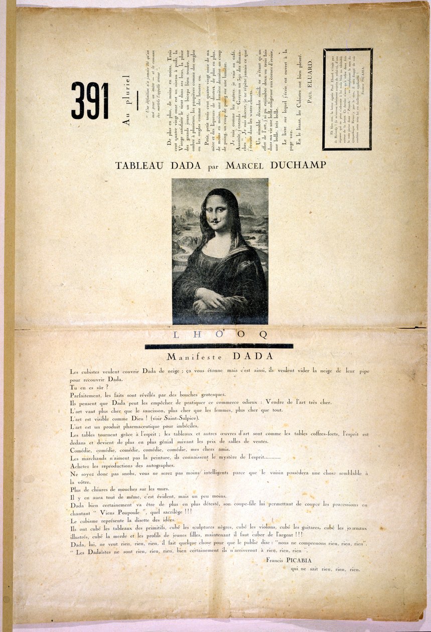 Revue Dada 391, no.8, Zurich, février 1919 - Swiss School
