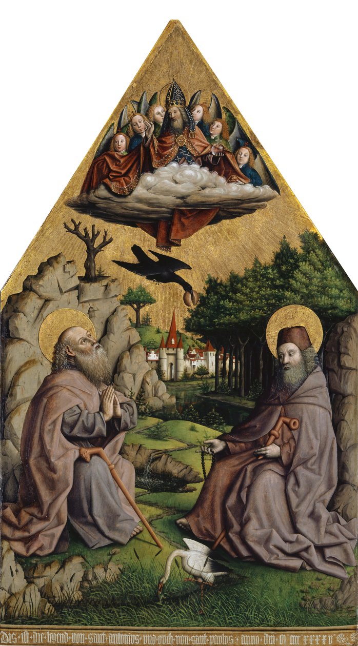 La Nourriture miraculeuse de Saint Antoine et Saint Paul l