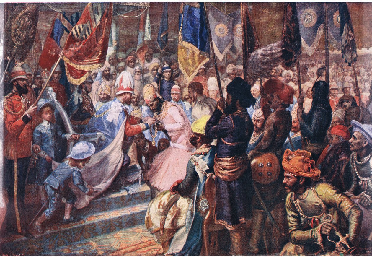 Le Prince de Galles en Inde, illustration de l