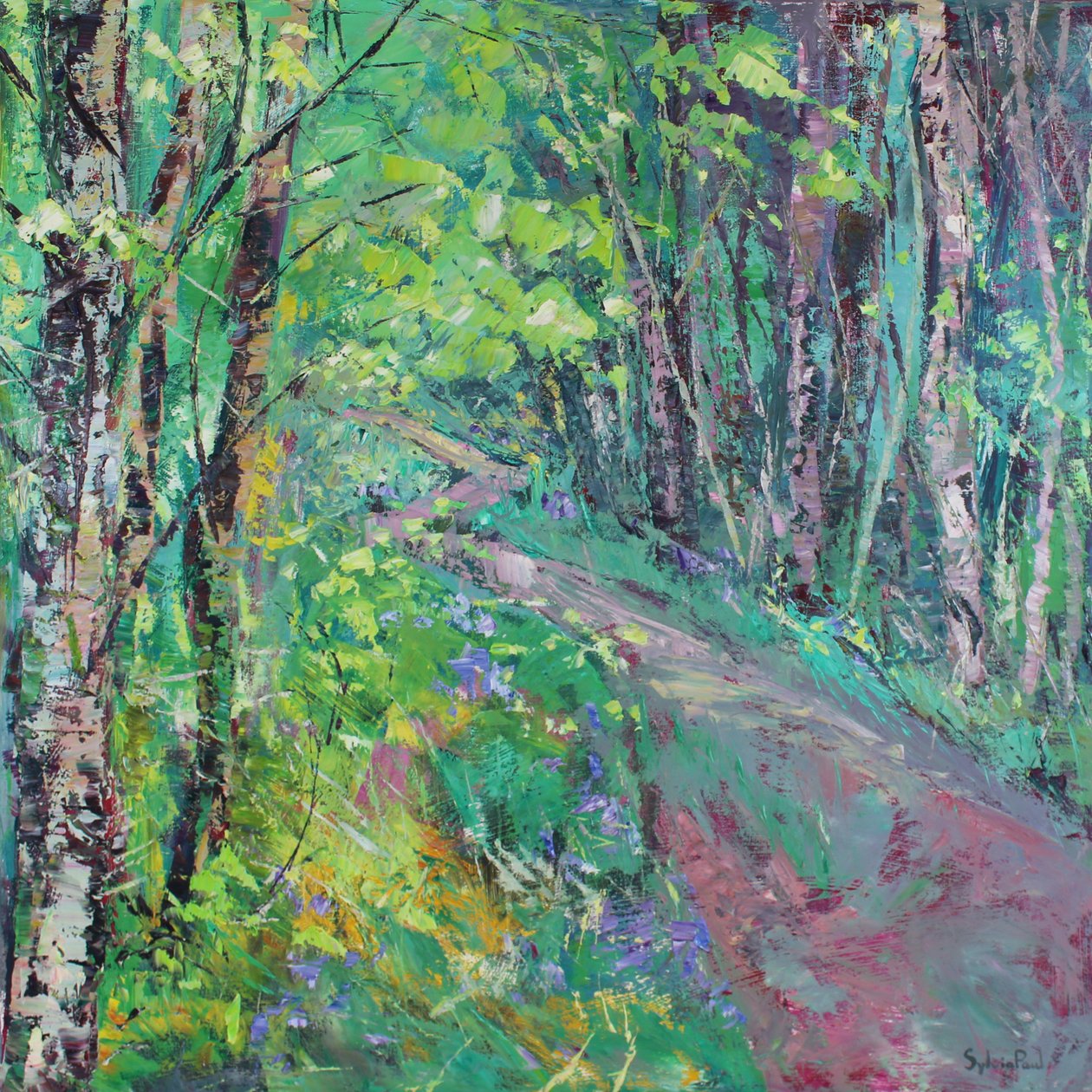 Sentier printanier - Sylvia Paul