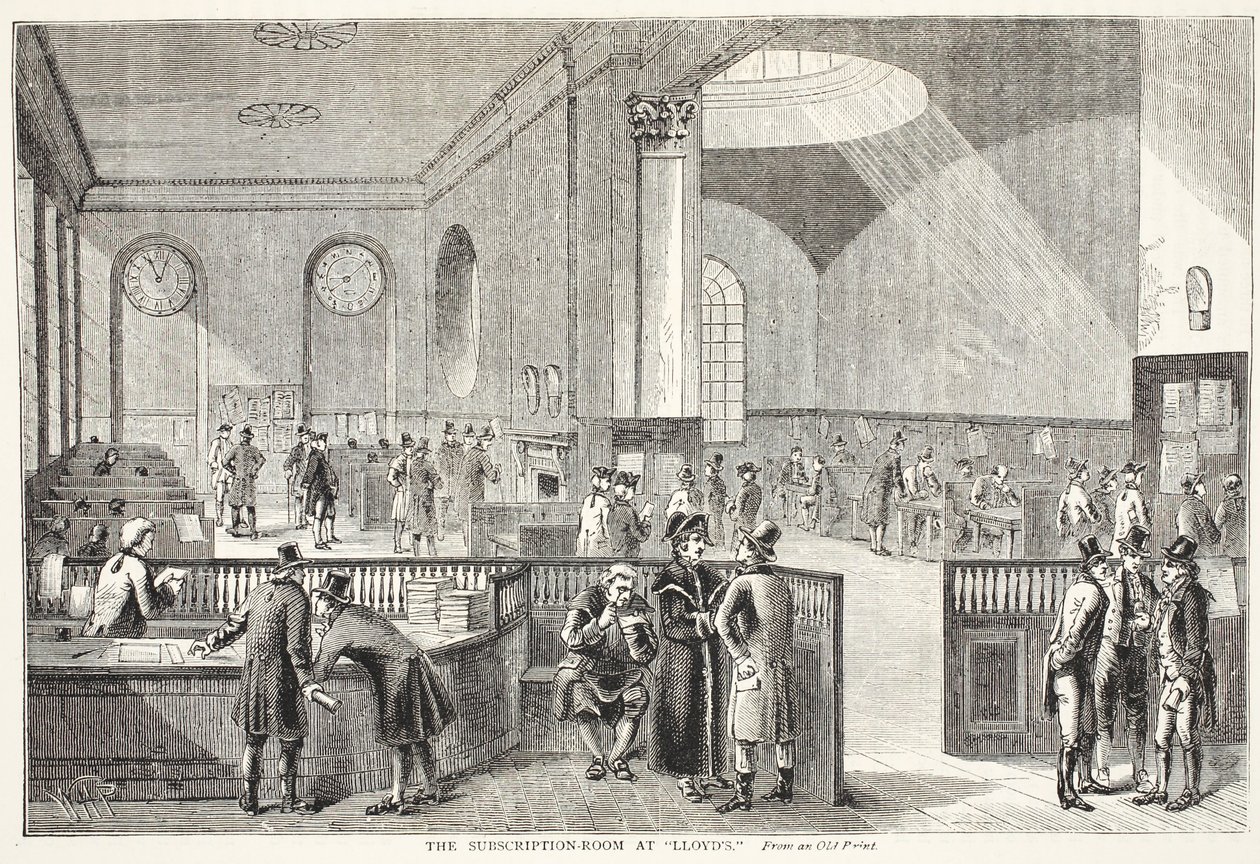 La Salle des Souscriptions à Lloyds, d