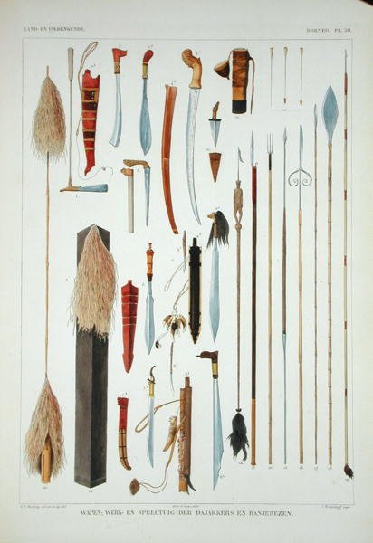 Armes de Bornéo, de 