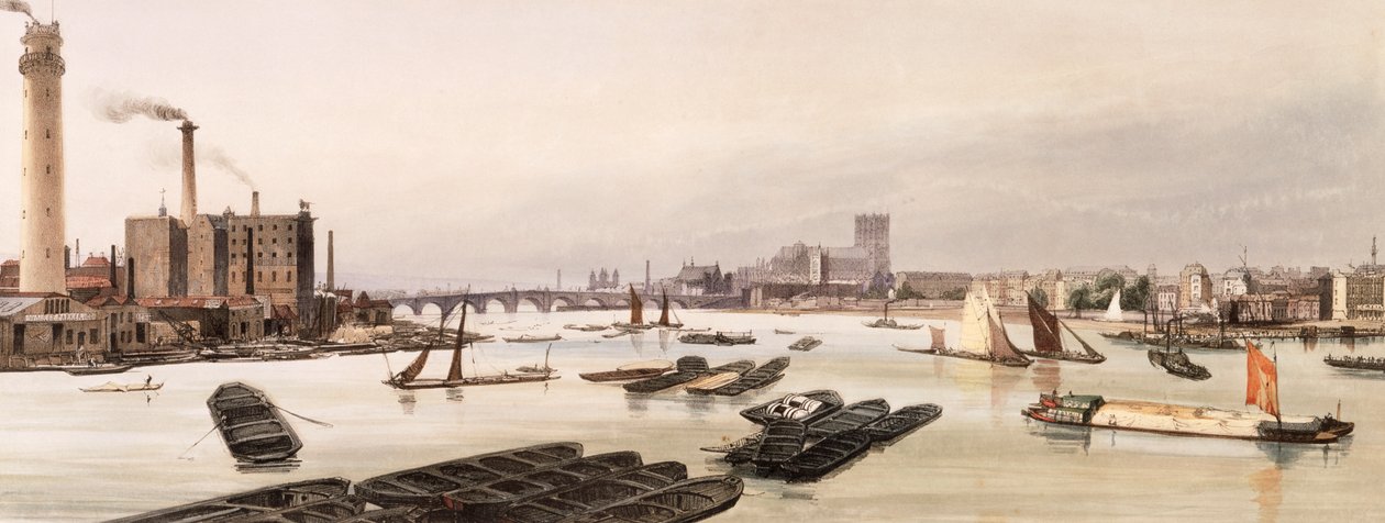 Westminster depuis le pont de Waterloo, Londres - TS Bays