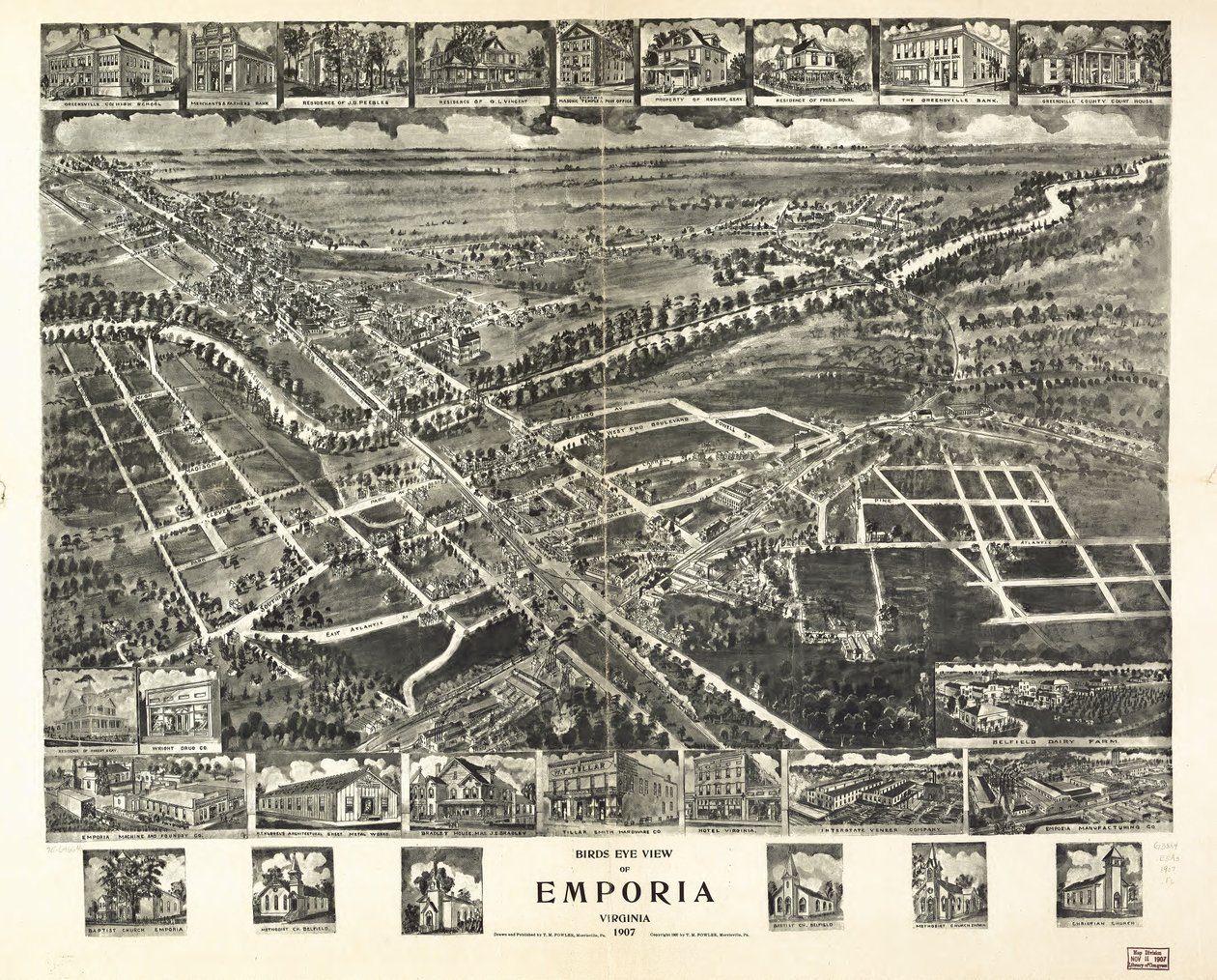 Vue aérienne d