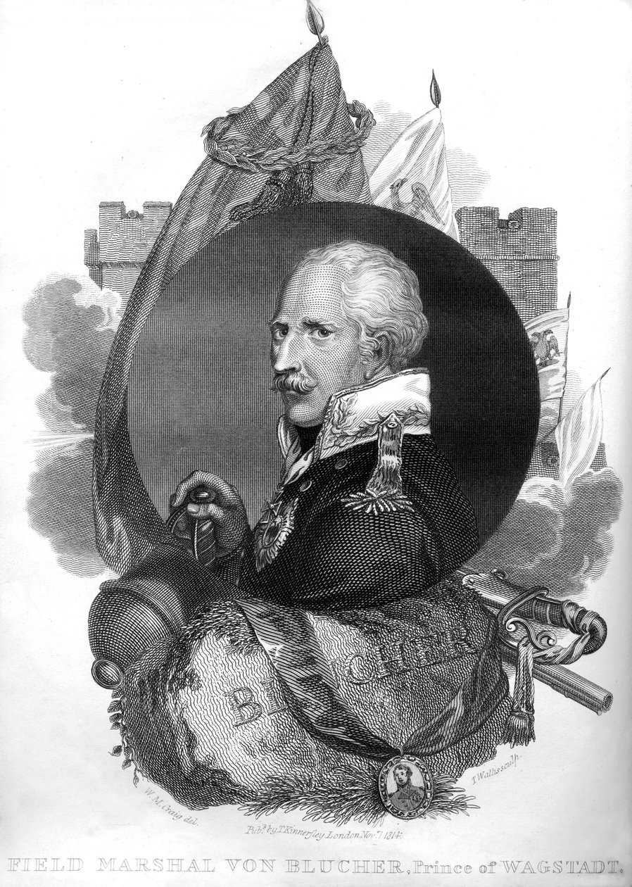 Maréchal von Blucher, prince de Wagstadt, 1816 - T. Wallis