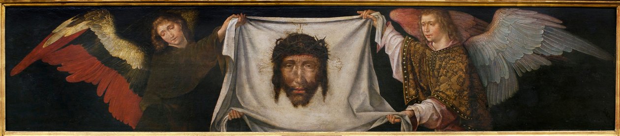 Anges portant le Saint-Suaire - Peinture de l
