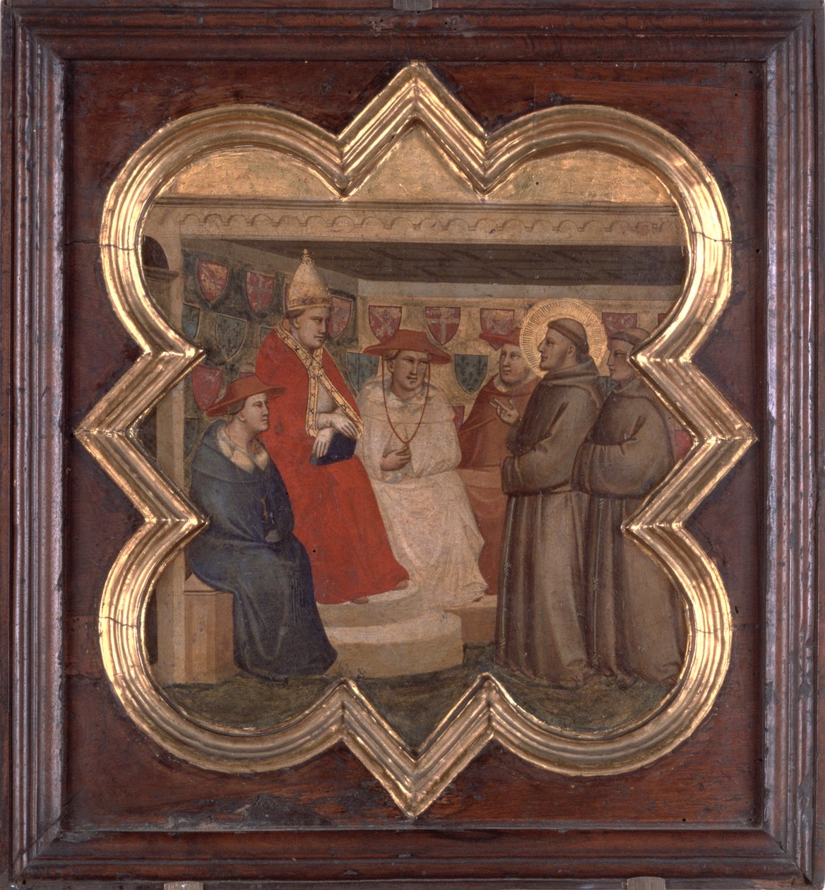 Saint François devant le Pape et les cardinaux - Taddeo Gaddi