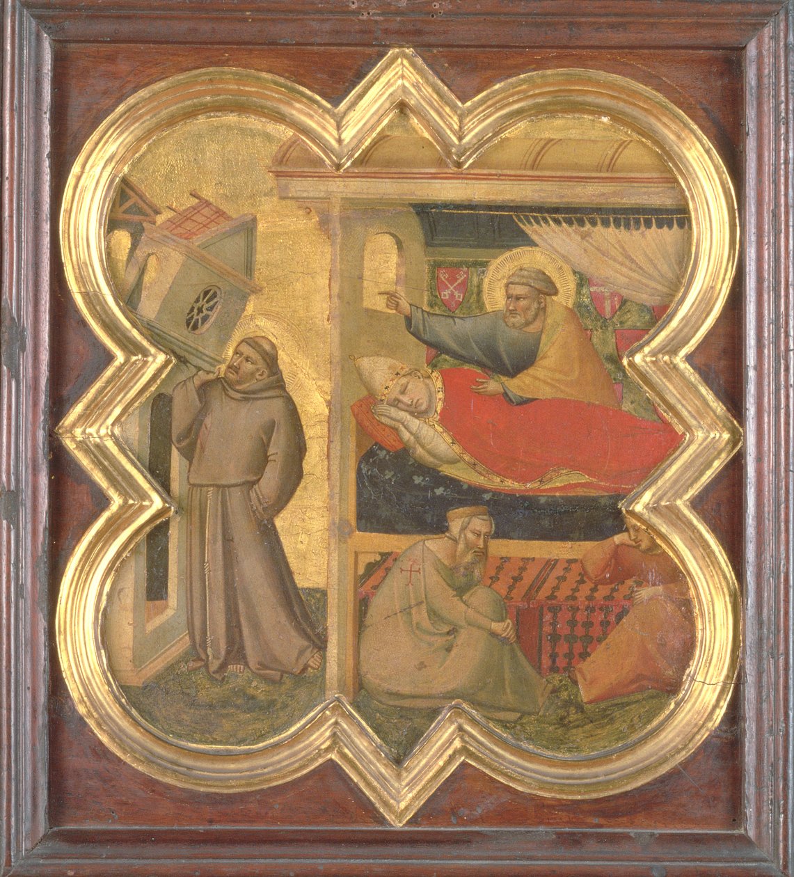 Saint François tenant l