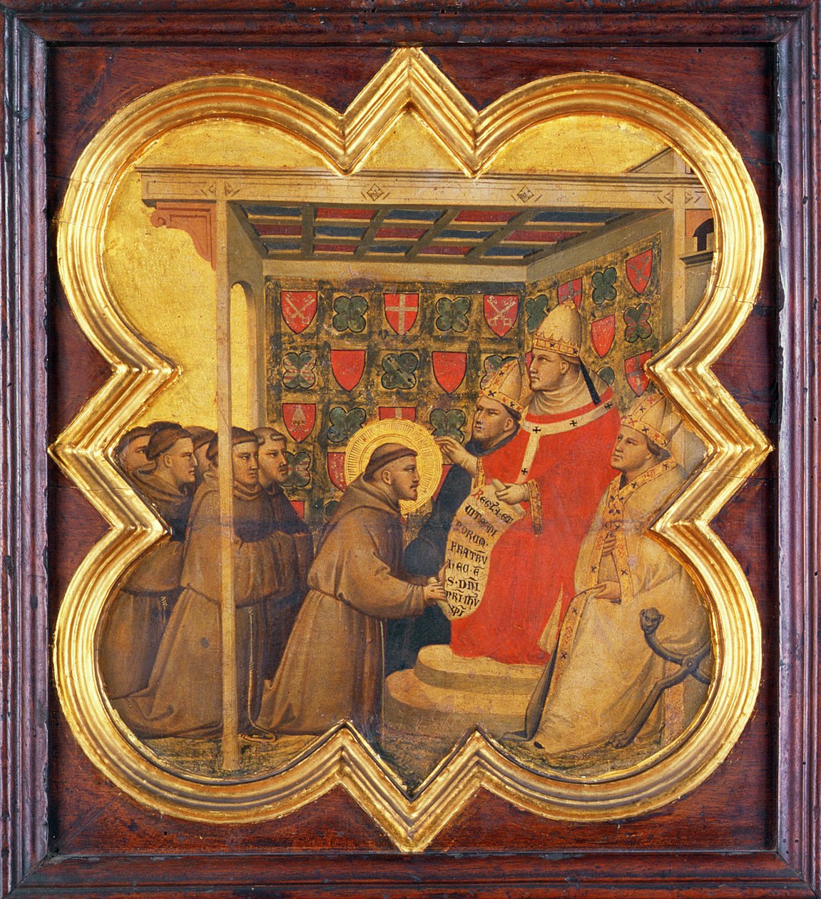Saint François présentant sa règle au Pape - Taddeo Gaddi