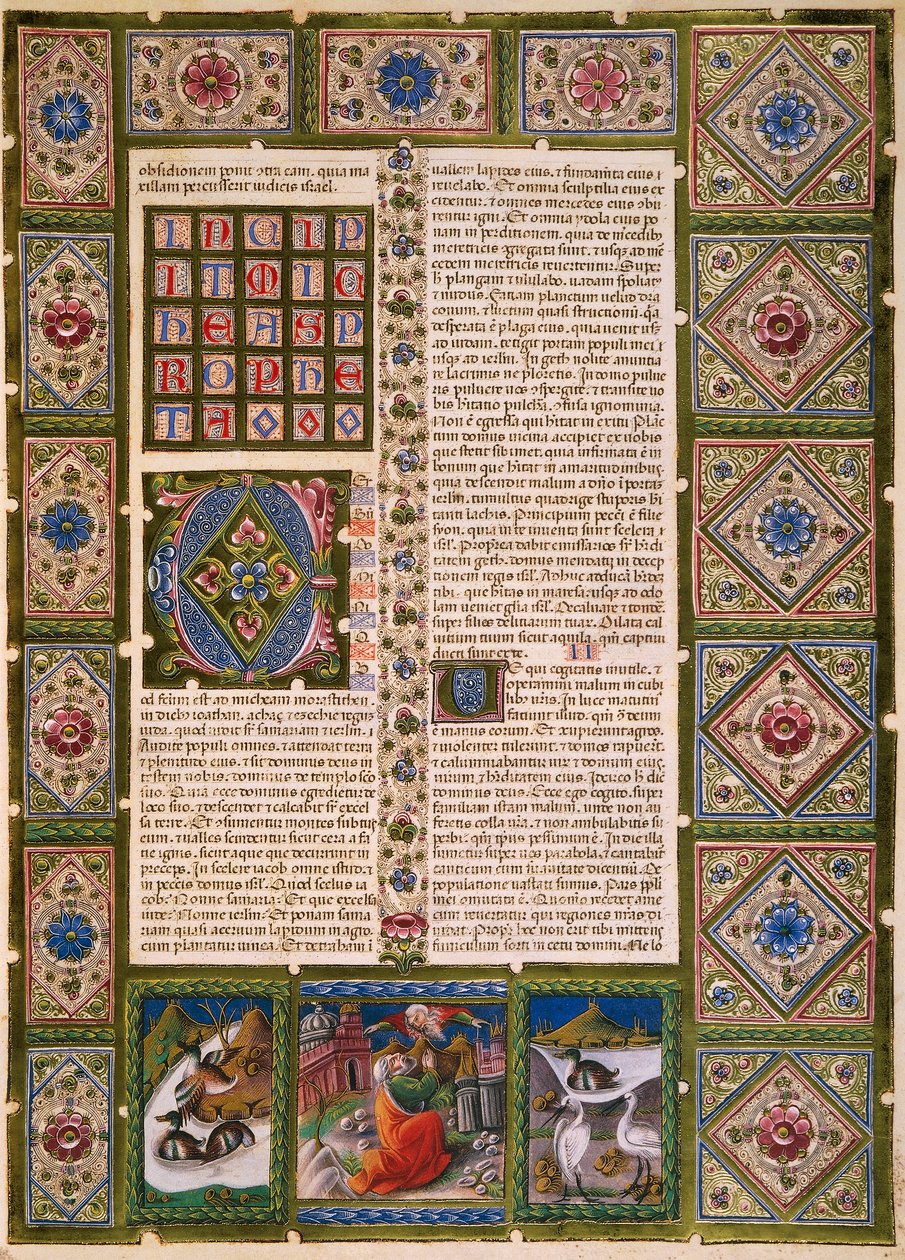 Incipit du Deuxième Livre des Maccabées - Taddeo Crivelli