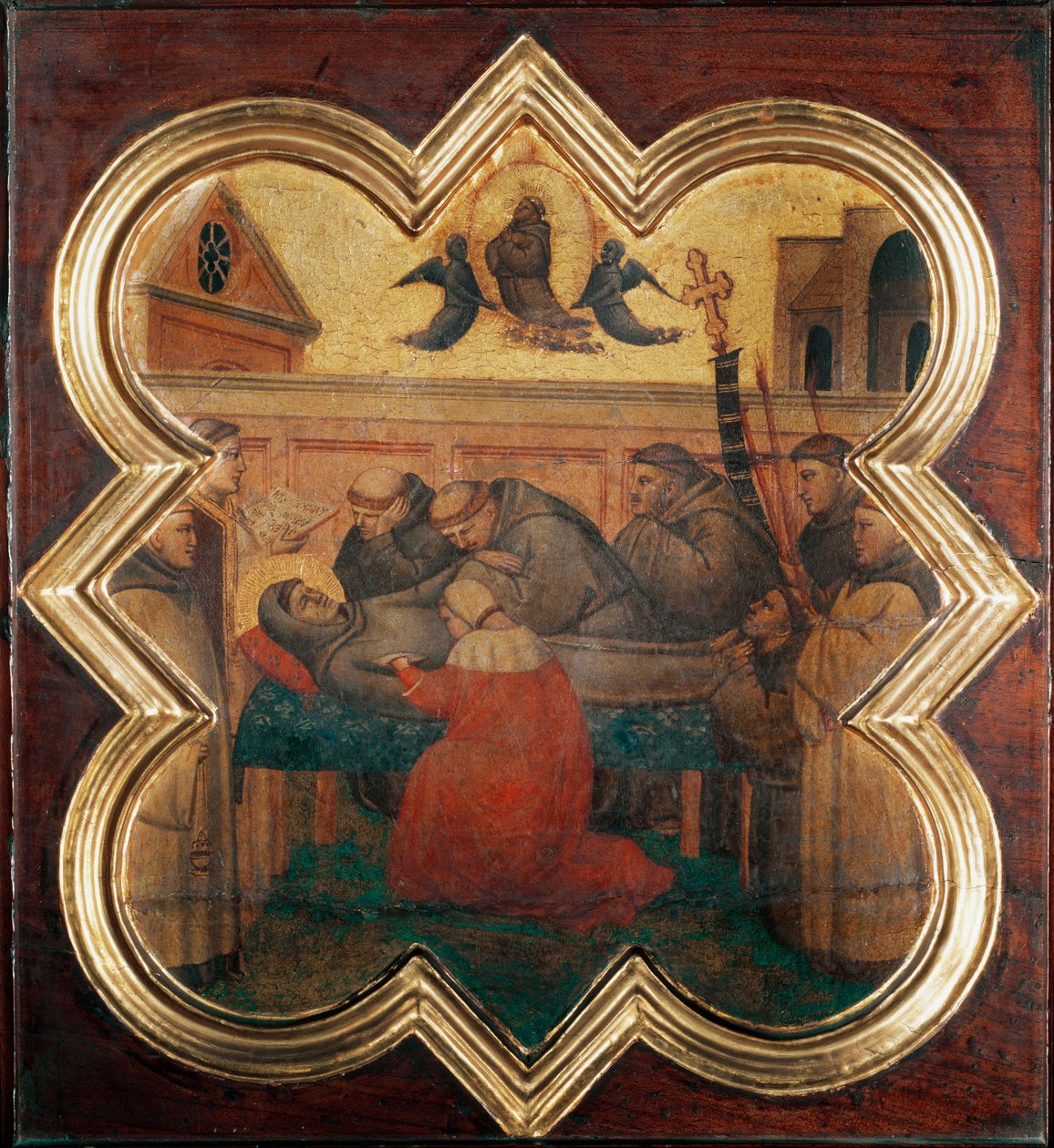 Vie de saint François : la mort du saint - Taddeo Gaddi