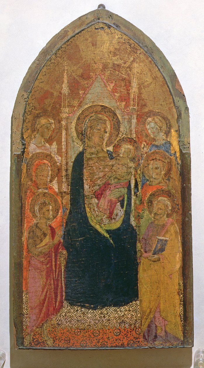 Madone et enfant avec des saints - Taddeo Gaddi