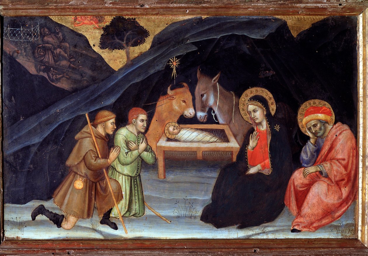 Adoration des bergers - Taddeo di Bartolo