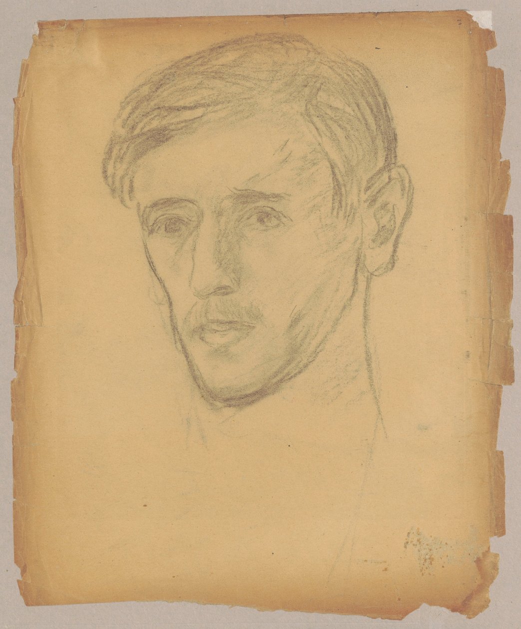 Autoportrait - tête de trois quarts vers la gauche - Tadeusz Makowski