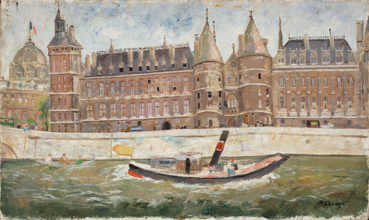 Les rives de la Seine - Tadeusz Makowski