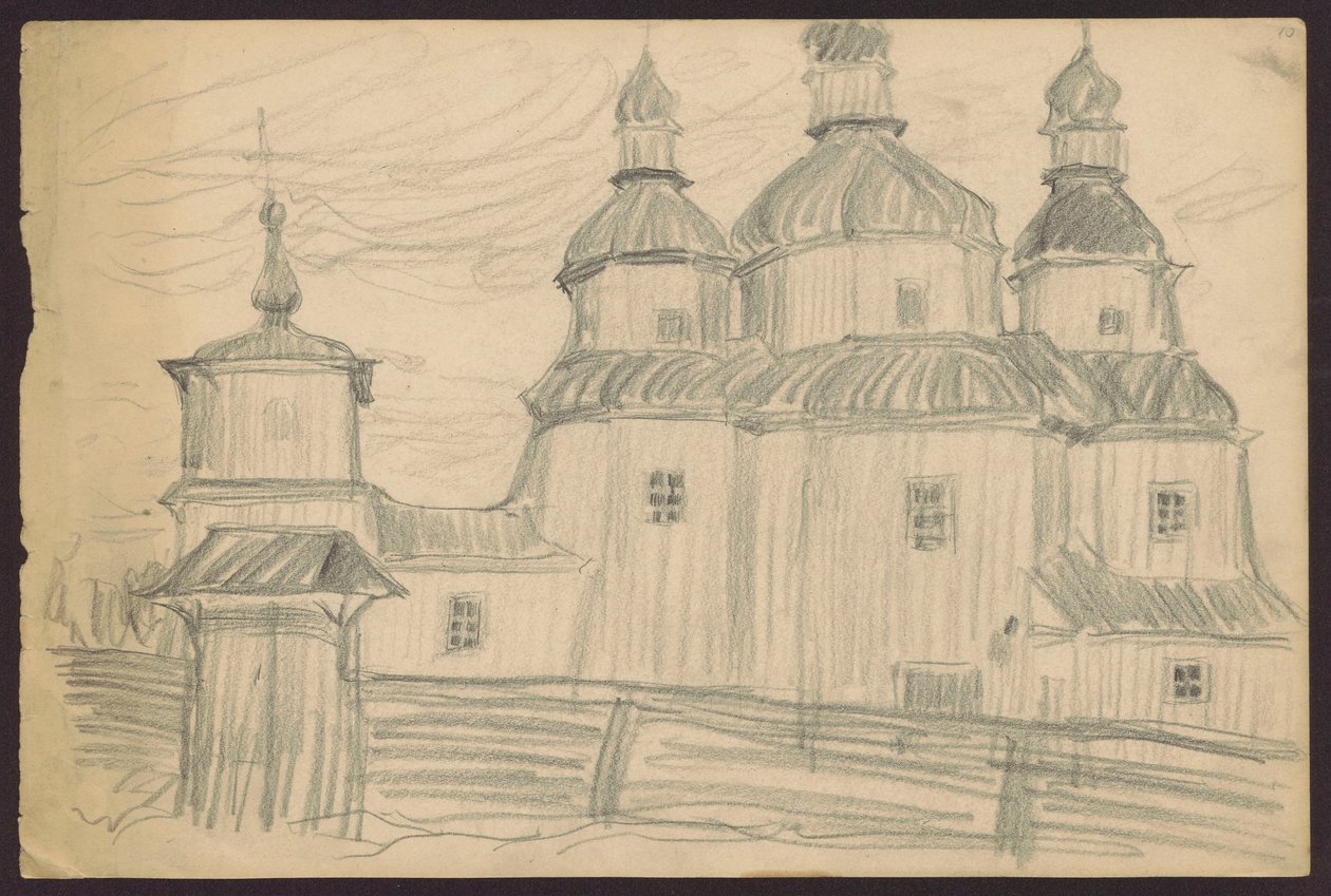 Petite église orthodoxe - Tadeusz Makowski