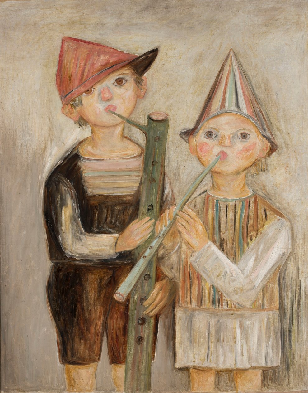 Les garçons aux flûtes - Tadeusz Makowski