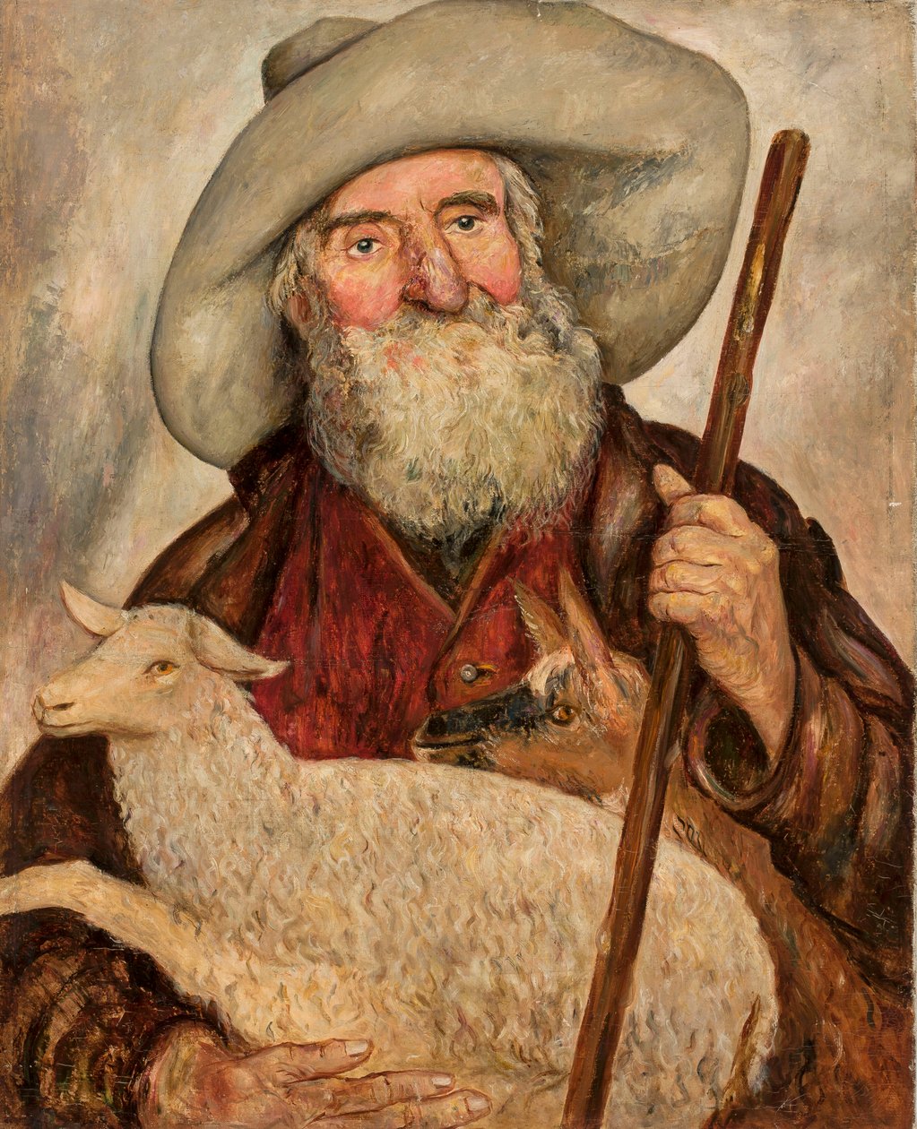 Le bon berger - Tadeusz Makowski