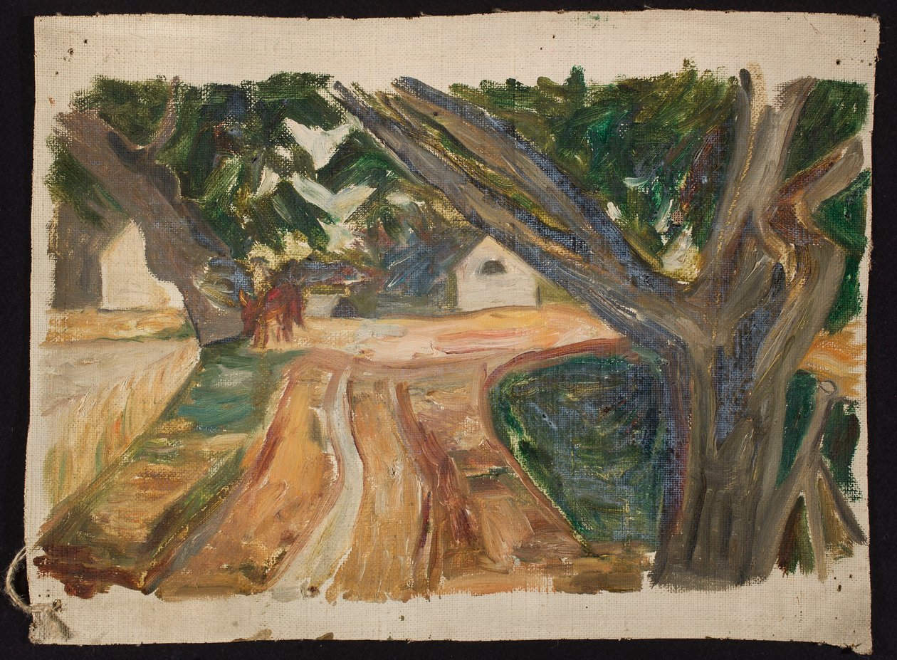 Les arbres au bord de la route - Tadeusz Makowski