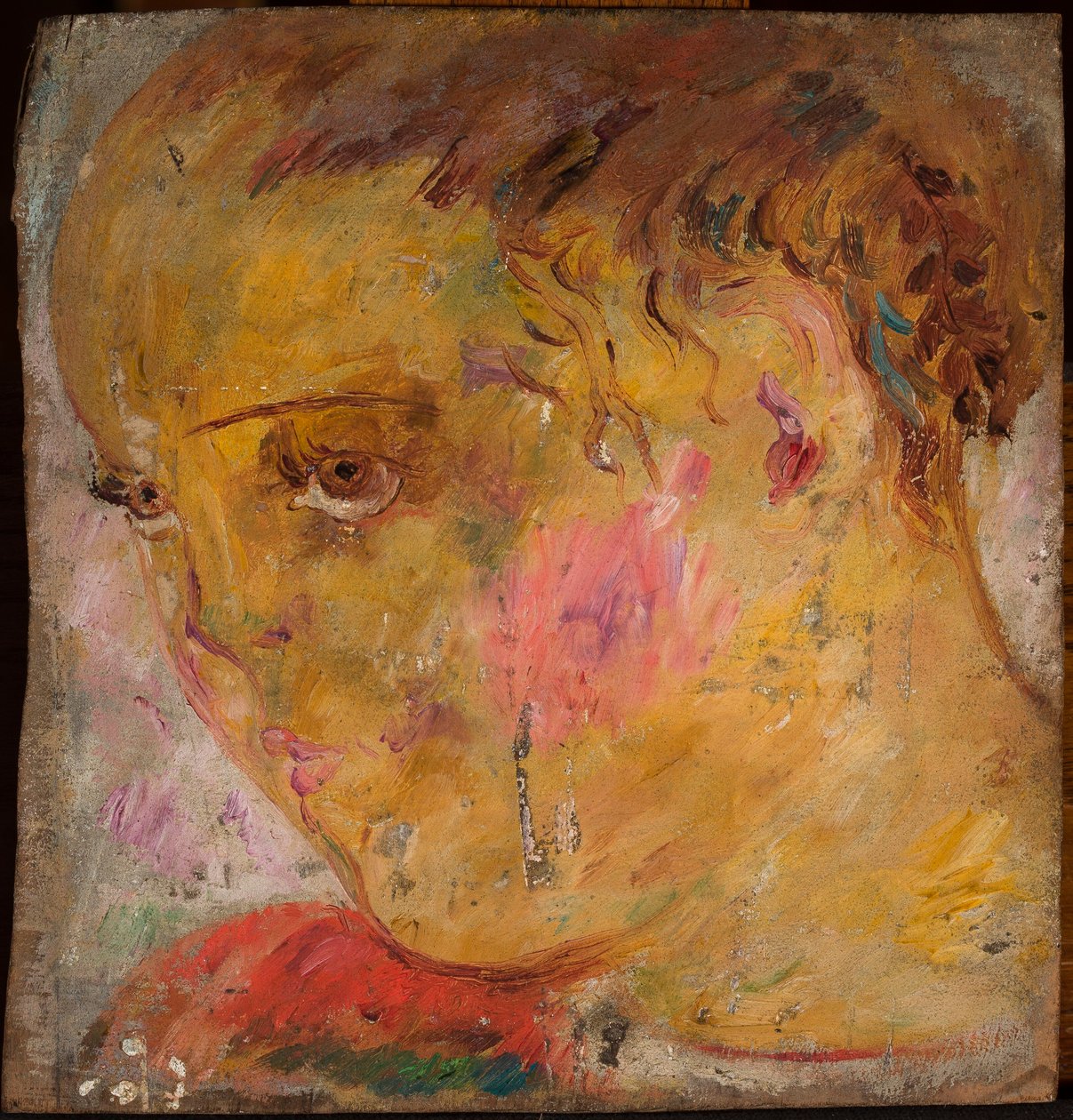 Tête de jeune fille de profil - Tadeusz Makowski