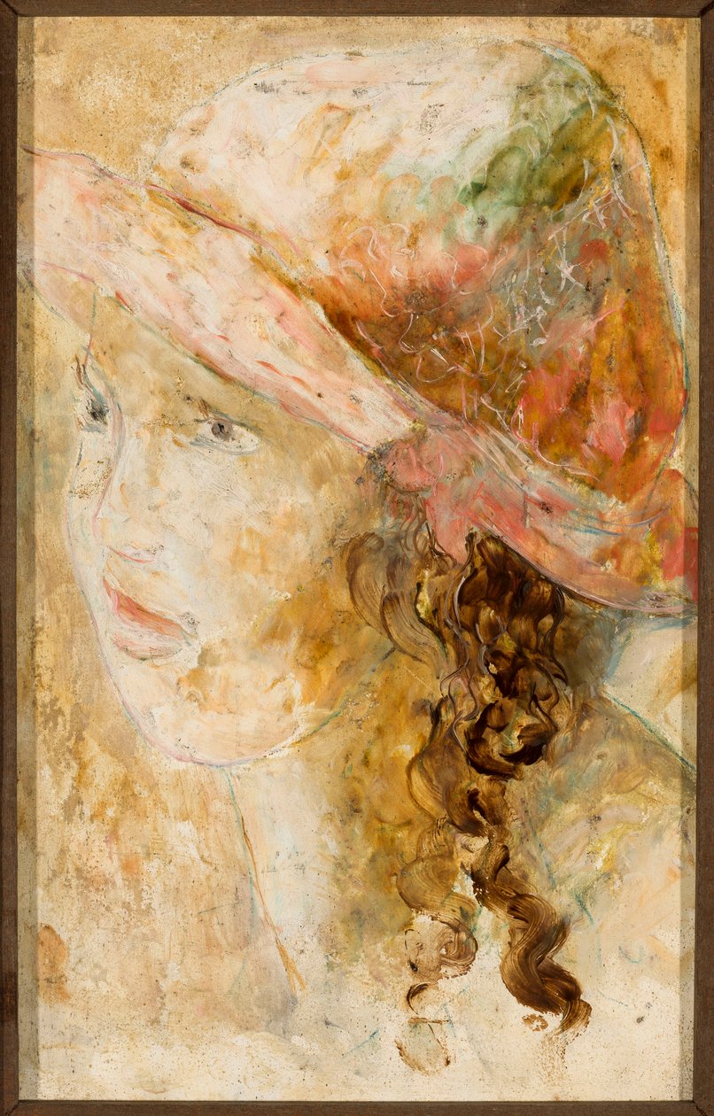 Tête de jeune fille aux boucles - Tadeusz Makowski