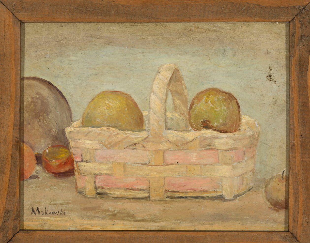 Pommes dans un panier - Tadeusz Makowski
