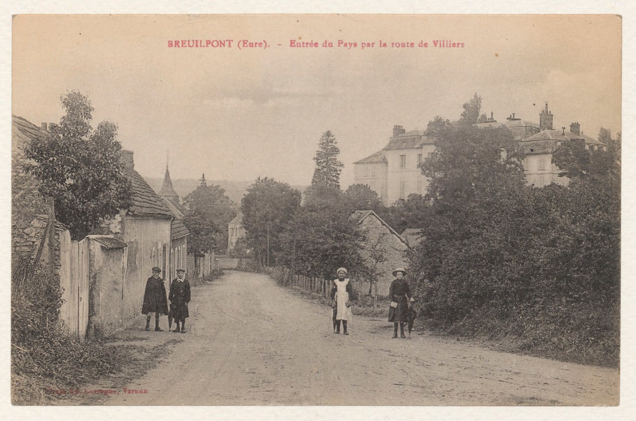 Carte postale adressée à Maria Mickiewiczówna - Tadeusz Makowski
