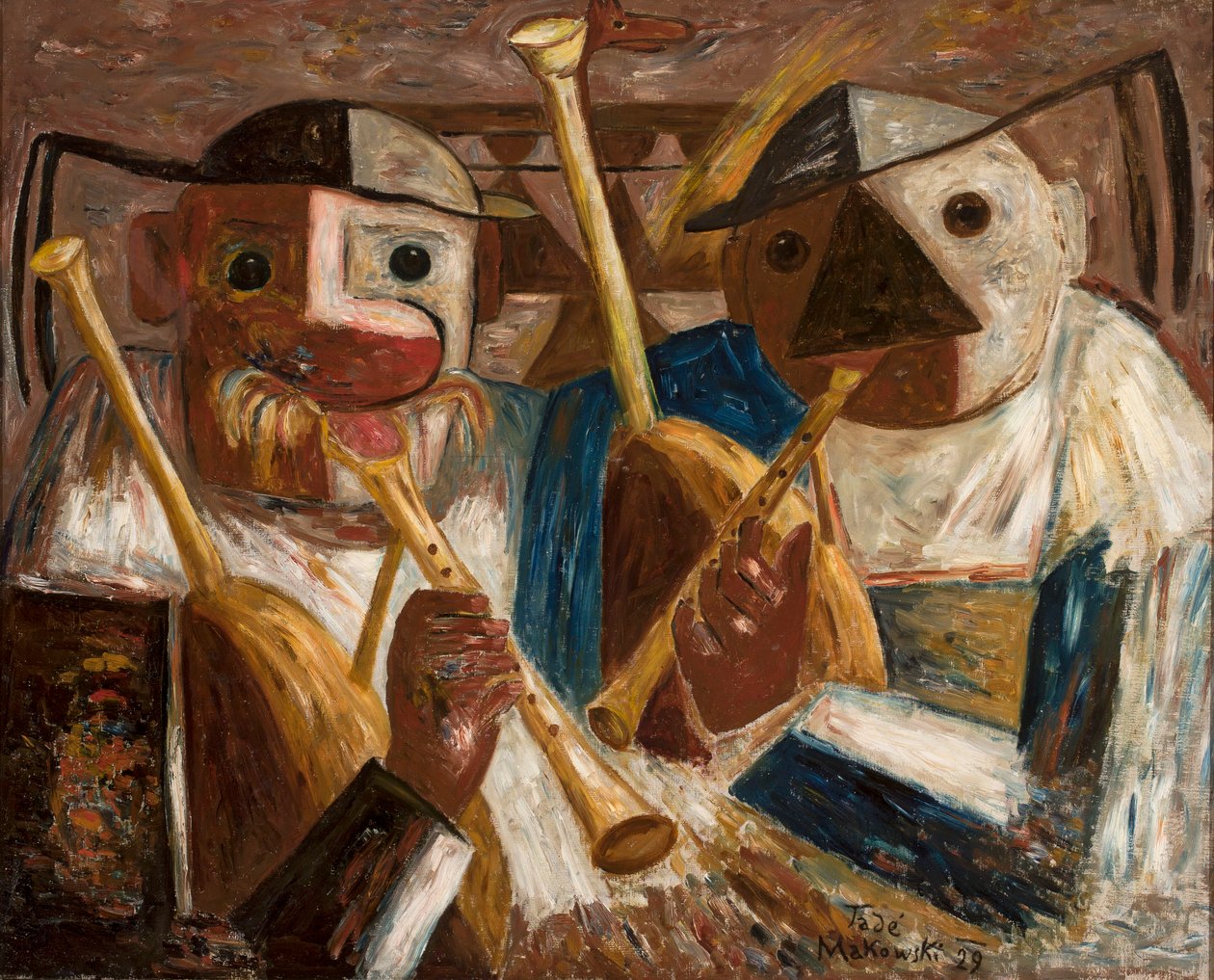 Kobziarze (Joueurs de biniou) - Tadeusz Makowski